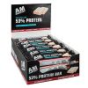 AMSPORT® High Protein Bar 50+ I Proteinriegel für Muskelaufbau Muskelerhalt Trainingspower I Eiweißriegel ohne Zuckerzusatz I Hohe Proteinquelle I 24 x 50g Riegel Strawberry Cream 174 kcal