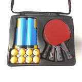 ANSNOW-Professionelles-Doppelseitiges-Gummi-Tischtennisschlaeger-Set-Mit-4-Tischtennisschlaegern-1-Netz-8-Baellen-Tischtennisschlaeger-0