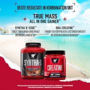 BSN True Mass All-In-One Gainer Protein- und Kohlenhydratpulver mit Kreatin, Glutamin, Vitamin D und Zink, Muskelzuwachs- und Erholungstrainingpulver, Schokoladengeschmack, 25 Portionen, 4,2 kg