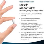 Creatin Monohydrat Kapseln 3000 mg 180 Creatin Kapseln Trainings & Fitness Ergänzungsmittel für Männer & Frauen Kreatin Kapseln (3 pro Portion) Kreatin Vegan, Labor Getestet, Für 2 Monate