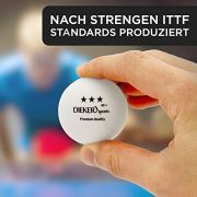 Dieker Sports Premium Tischtennisbälle 3 Stern – [12, 42 & 100 Stück] – inkl. Videokurs – [erstklassige Ping Pong Bälle] – Nach ITTF Turnierstandard – Tischtennisbälle Outdoor Tischtennis Zubehör