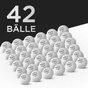 Dieker Sports Premium Tischtennisbälle 3 Stern – [12, 42 & 100 Stück] – inkl. Videokurs – [erstklassige Ping Pong Bälle] – Nach ITTF Turnierstandard – Tischtennisbälle Outdoor Tischtennis Zubehör