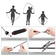 Habett Springseil, 2 Stück Speed Rope mit Kugellagern, Länge Einstellbar, Jump Rope mit Rutschfesten Handgriffe, Seilspringen für Fitness & Training geeignet für Kinder und Erwachsene -3M