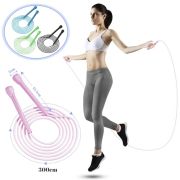 Hitchuey Verstellbare Springseil Kinder, 4 Stück 300CM Leichtgewicht Kinder Rope Skipping Seil
