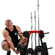 Hop-Sport Langhantel-Ständer Hantelscheiben-Ständer Hantelständer für Kurzhanteln Ablage für Gewichte und Hantelstangen HS-1008A
