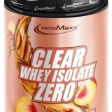 IronMaxx-Clear-Whey-Isolate-Zero-Peach-IceTea-400g-Dose-Klarer-Molkenprotein-Isolat-ohne-Zucker-Laktosefreies-Clear-Protein-Protein-Limonade-mit-fruchtig-erfrischendem-Geschmack-0