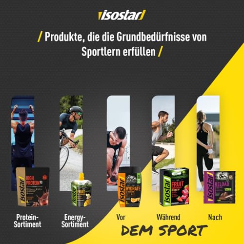 Isostar – Mass Gainer – Pulver für Hyperprotein-Drinks – Geschmack: Vanille – Gewicht: 700 g (14 Getränke) – 212503