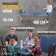 JOOLA Midsize Tischtennisplatte, Freizeittisch, Tischtennistisch inklusive Tischtennisnetz