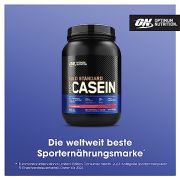 Optimum Nutrition Gold Standard 100% Casein langsam abbauendes Proteinpulver mit Zink, Magnesium & Aminosäuren, fördert Muskelwachstum & Reparatur über Nacht, Strawberry Delight, 28 Portionen, 924 g