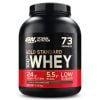 Optimum Nutrition ON Gold Standard Whey Protein Pulver, Eiweißpulver zum Muskelaufbau, natürlich enthaltene BCAA und Glutamin, Double Rich Chocolate, 73 Portionen, 2.26kg, Verpackung kann Variieren
