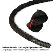 PROIRON 9M /12M Kampfseile, Kampfseil für Fitnesstraining, Fitnessstudio, schwere Übungsseile 38 mm, Wellungsseil für Krafttraining