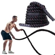 PROIRON 9M /12M Kampfseile, Kampfseil für Fitnesstraining, Fitnessstudio, schwere Übungsseile 38 mm, Wellungsseil für Krafttraining