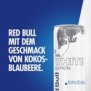 Red Bull Energy Drink White Edition – 24er Palette Dosen – Getränke mit Kokos-Blaubeere-Geschmack, EINWEG (24 x 250 ml)