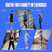 SPORTBIT Springseil Verstellbares für Speed Skipping. Leichtes Springseil für Damen, Herren und Kinder. Springseil für Fitness. Speed-Sprungseil für Workout, Frauen- und Männerübungen