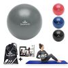 Seatwith Yoga und Pilates Ball 23cm – Komplett Pilatesball Set mit Transportbeutel + E-Book PDF Übungen – Optimal Fitnessball für Anfänger und Fortgeschrittene – Extrem Leichter Gymnastikball Klein