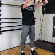 Serious Steel Widerstandsband-Set mit Griffen, Türanker und Knöchelriemen (45,4 kg oder 75 kg Set)