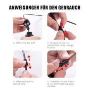 Speed-Springseil, Fitness-Training, längenverstellbares Sport-Springseil, rutschfeste Weichschaum-Griffe, ideal für AusdauertrainingAerobic-Springseil