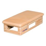 Sport-Thieme Sprungkasten Vario Mini | 3-teilig | Individuelle Höhenverstellung | Massives Kiefernleimholz | Beige | Für Schule, Kindergarten, Verein | 100x50x70 cm
