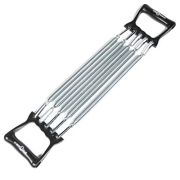 Sporttrend 24® Profi Expander schwarz | Widerstandsband 5-Fach verstellbar mit abnehmbaren Stahlfedern, Widerstand bis zu 30kg