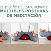 TORTUGA Meditation&Yoga – Zafu-Kissen, gefüllt mit nachhaltigem Buchweizen, Design mit Kordel, Höhe 15 cm, Bezug aus 100 % natürlicher Baumwolle, pflegeleicht, Meditation/Yoga