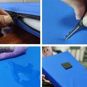 Turnmatte Weichbodenmatte Tri-Fold-Faltgymnastik-Übungsmatte, hochelastische Fitness-Matte-Hüpfmatte mit Griff 200×100