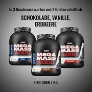 WEIDER Mega Mass 4000 Weight Gainer Shake zum Zunehmen, Schokolade, mit Protein, Creapure Kreatin Monohydrat, komplexen Kohlenhydraten, Vitaminen und Mineralstoffen – Muskelaufbau Shake 3kg