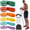 Zacro Resistance Bands, Fitnessbänder Widerstandsbänder, Widerstandsband Set mit Türanker, Fitnessbänder für Yoga, Pilates, Training, Physiotherapie, Klimmzughilfe, Krafttraining für Männer und Frauen
